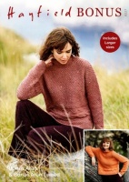 Knitting Pattern - Hayfield 8227 - Bonus Aran Tweed - Sweater